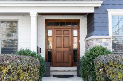 Elegant Stained Front Door