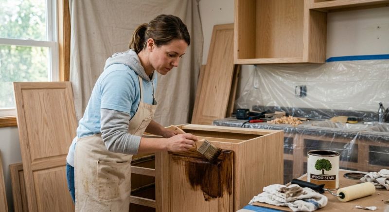 Kitchen Cabinet Refinishing in Carmel, IN