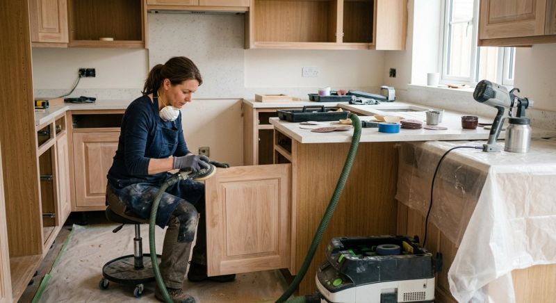 Kitchen Cupboard Refinishing in Bloomington, IN